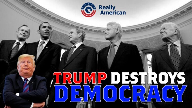 Trump Destroys Democracy Press Release